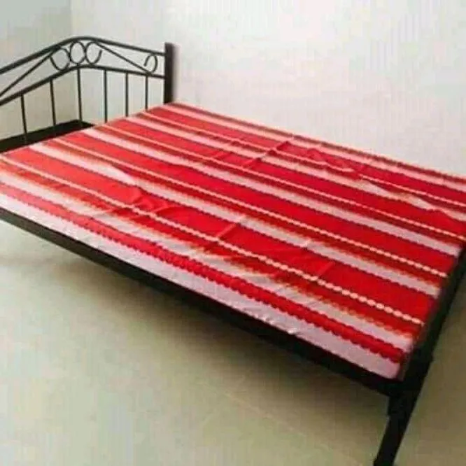 steel bed frame queen size with foam Lazada PH