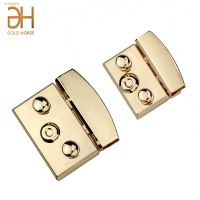 ☬○ Square Push Lock Spring Metal Twist Lock Snap Clasps Closure Briefcase Closure Catch Clasp Buckle Fasteners for Leather Bag