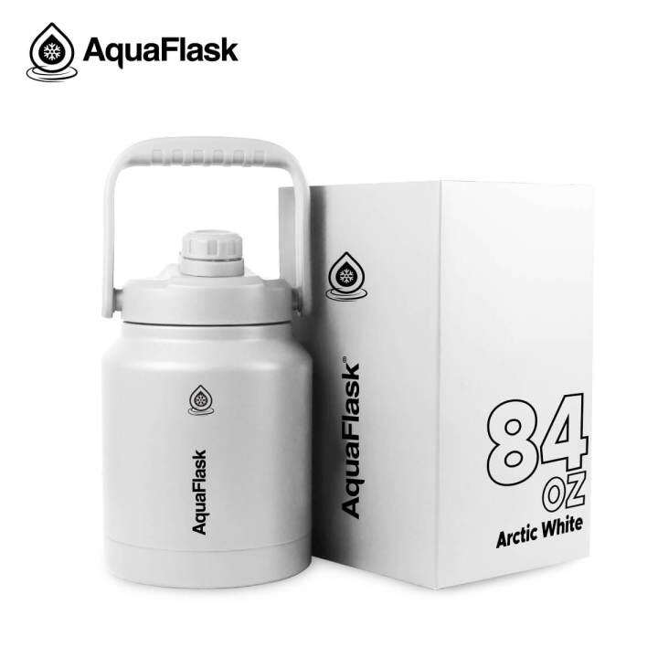 AQUAFLASK (84oz) AQUA FLASK Wide mouth w/ flip cap/ spout lid/ flexible