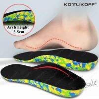 【hot sale】❉ D18 KOTLIKOFF Best EVA Orthopedic Insoles For Kid Adult Shoe Pad Orthotic Flatfoot 3.5cm Hard Arch Support Heel Fixed Sports Cushion