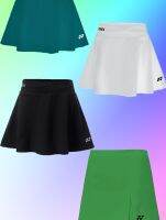 ∋✆ Summer new product YY badminton womens culottes A-line skirt running casual sweat-absorbing breathable sports anti-light tennis skirt