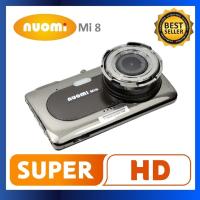 【พร้อมส่ง】NUOMi Mi 8 Super HD 1296p Car Camcorder กล้องติดรถยนต์หน้าหลัง