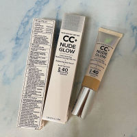 คอนซีลเลอร์หน้าผิวของคุณแต่ดีกว่า CC Nude Glow Color Correcting Medium Coverage Skin Tint Brightening Glow Serum Sunscreen