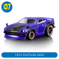 Maisto โมเดลรถ240Z 1:64 1972,กล่องโชว์ของขวัญโมเดลของเล่นฟรี