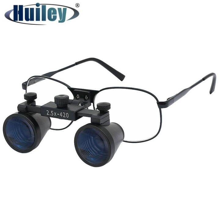 Binocular Magnifier 2.5X 3.5X Dental Loupe Wide Field Of View Working