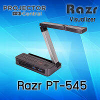 Razr PT-545 Visualizer (วิชวลไลเซอร์) เครื่องฉายภาพ 3 มิติ แบบพกพา หนักเพียง 0.74กรัม ความละเอียดภาพ 5 ล้าน พิกเซล CMOS ซุมภาพดิจิตอล 6 เท่า หมุนกล้องได้ 115 องศา ในแนวนอน รับประกันศูนย์ไทย มีเครื่องสำรองใช้ระหว่างซ่อม