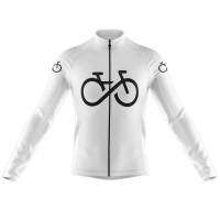 Mens Cycling Jersey Long Sleeves White Bike Shirts Spring Autumn Bicycle Clothes Tops Jersey Fashion sports camisa de ciclismo