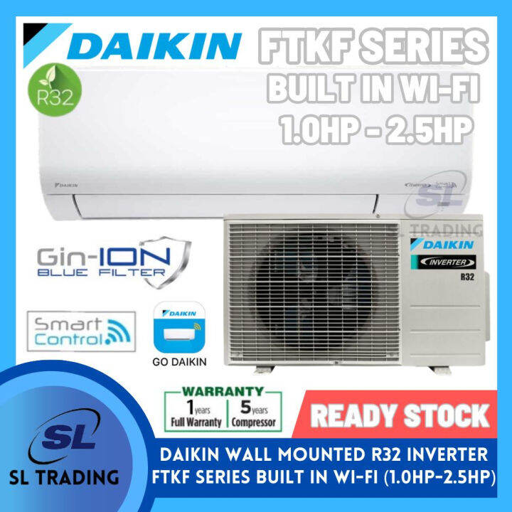 Installation Daikin Ftkf Series R With Build In Wi Fi Aircond Hp Hp Hp Hp