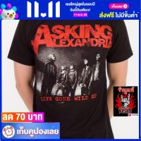 เสื้อวง ASKING ALEXANDRIA ร็อคในตำนาน อมตะ แอสกิงอะเล็กซานเดรีย ไซส์ยุโรป RDM1098