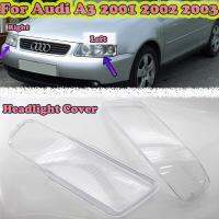 ฝาครอบโคมไฟตัวครอบไฟหน้าใสฝาปิดเลนส์ไฟติดหน้ารถสำหรับรถ Audi A3 2001 2002 2003 8L0941004AF แต่งรถ