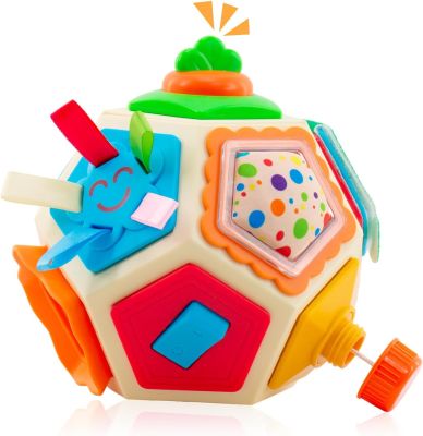 Montessori Busy Cube Ball ของเล่นสำหรับทารก6 12เดือนเด็กกิจกรรม Ball ของเล่น Sensory การศึกษาการเรียนรู้ Fidget ของเล่น1 2 3ปี