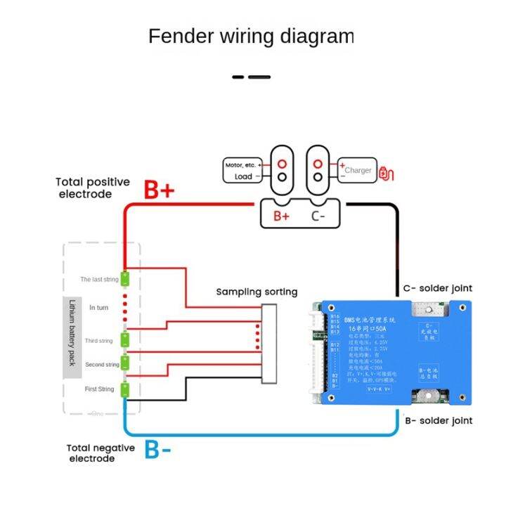 16s-60v-50a-lithium-battery-protection-board-with-balance-for-e-bike-electric-motorcycle