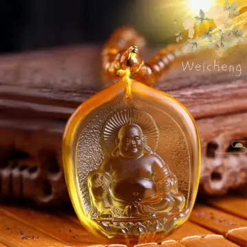 White on sale buddha pendant