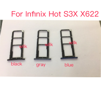 ซิมการ์ดใหม่ถาดสำหรับ Infinix Hot S3X X622 ซิมการ์ดถาดใส่ถาดอะแดปเตอร์ซ็อกเก็ตอะไหล่ซ่อม-Luqiande