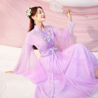 Women Chinese Hanfu Traditional Dancing Performance Outfit Costume Han Princess Clothing Oriental Tang Dynasty Fairy Dresses