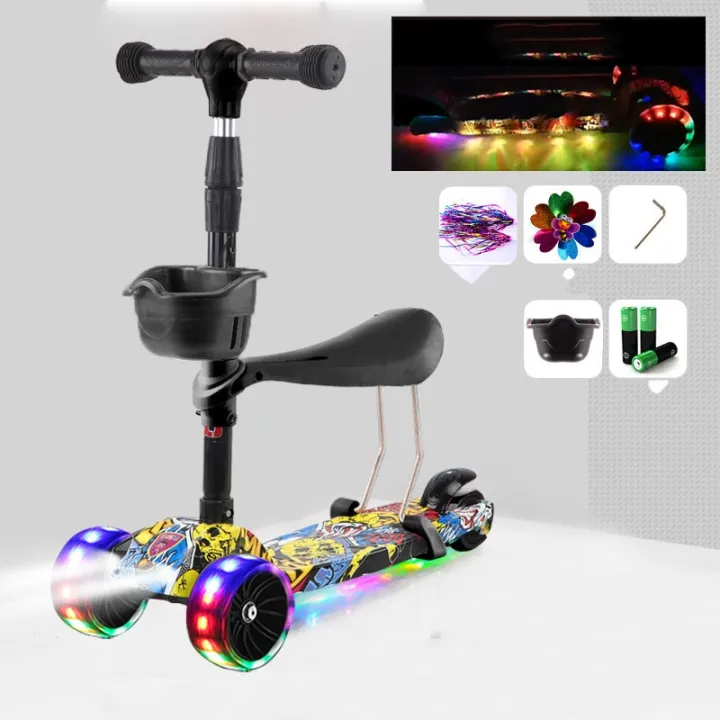 Scooter for kids 3 wheels folding scooter for kids boy girl 3 7 10