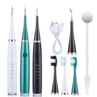 ZZOOI Electric Sonic Dental Scaler Teeth Whitening Cleaning Tool With Electric Toothbrush Head Calculus Remover Oral Irrigator Cleaner