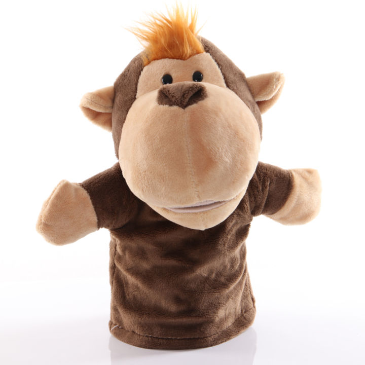 25cm-animal-hand-puppet-monkey-plush-toys-baby-educational-hand-puppets-cartoon-pretend-telling-story-doll-toy-for-children-kids