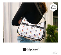 Lesportsac Classic Hobo Crossbody กระเป๋าสะพายข้างพาดลำตัว Style 7520 มิกกี้เม้ส์ ครบรอบ 100 ปี  Lesportsac x Mickey Mouse