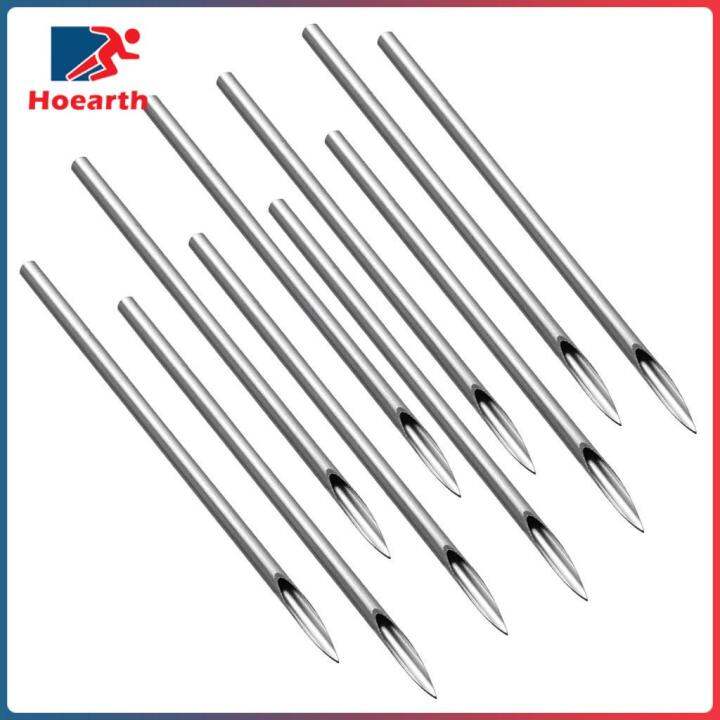 Hoearth 10/100 Pieces Sterilized Piercing Needles for Navel Ear Lip 14g ...