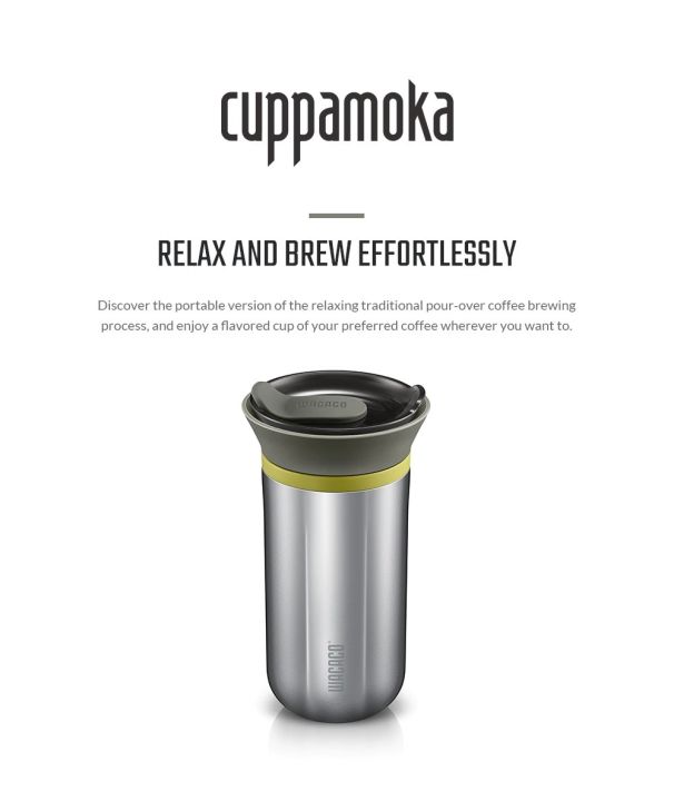 Wacaco Cuppamoka Portable Pour Over Coffee Maker