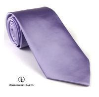 Giorgio Del Sarto Satin Necktie Purple เนคไทผ้าซาตินสีม่วง