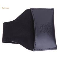 (BEL-Ready now)New Black Faux Leather Chalk Holder Pouch with Clip Pool Billiards Snooker Cue DDY9