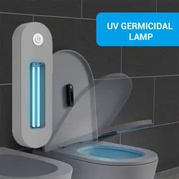 New Disinfection Light 8 Colors LED Toilet UV Sterilizer Seat Night Light  Motion Sensor WC Anti-virus Light Bathroom Night Lamp for Toilet Bowl