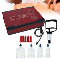 Suction Cups Jar สูญญากาศ Cupping Set Massager Therapy Cupping เครื่องมือ สำหรับการนวด