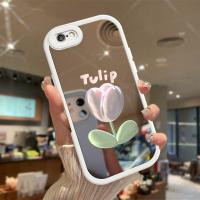 เคสสำหรับ Iphone 6ภาพวาดสีน้ำมัน I6ดอกไม้ +/ 6S +/ 6S +/ 6S ฝาหลังเคสกันกระแทกกล้องกันกระแทกพื้นผิวกระจก