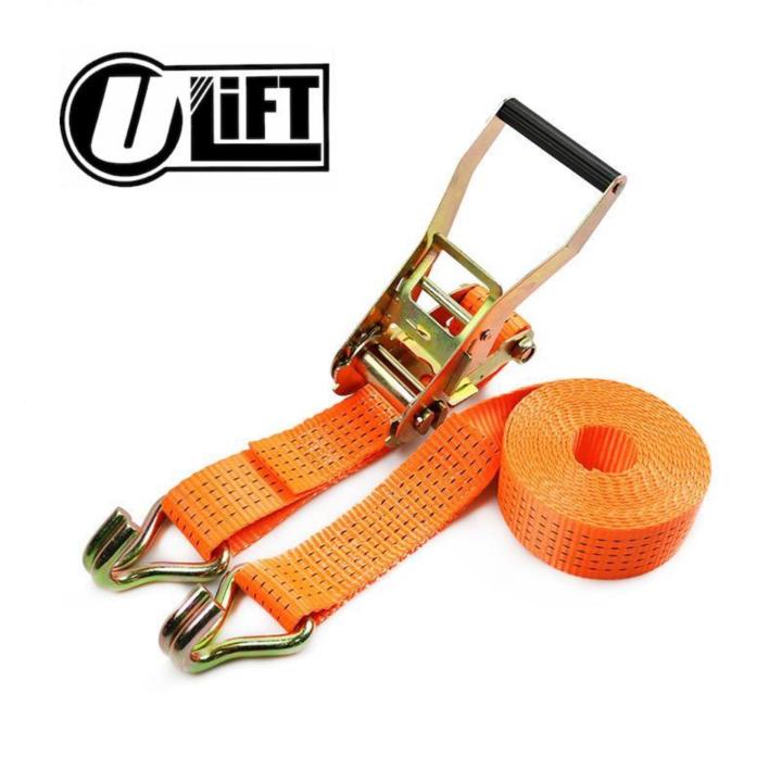 Tie Down Straps 3tons 6M HEAVY DUTY Ratchet Retractable Adjustable