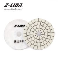 4 Inch White Buff Diamond Pads Polishing Disc Premium Quality Diamond Buffing Wheel For Granite Stone Polishing Tool