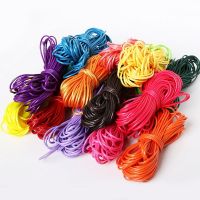 1mm 1.5mm 2mm Waxed Line Cotton Nylon Cord Thread Round Braided String Home Decor DIY Handmade Accessories