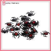 LUCKY HAIRACC 24 Pieces 2.5ซม. ค่ะ เครื่องรางรูปสัตว์ โลหะผสมอัลลอยด์ สีแดงเเดง Dangle ฮาโลวีน จี้คริสตัลห้อย การทำเครื่องประดับ