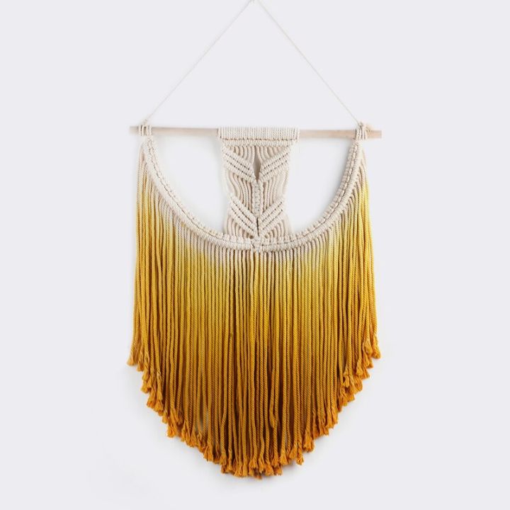 แขวนผนัง-macrame-รูปลอกโบโฮเก๋ไก๋สไตล์โบฮีเมียนห้องพักอพาร์ทเมนต์ตกแต่งห้องหอพักผ้าห่มติดผนังผ้าลายยิปซีตกแต่งผนังหอพัก