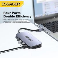 Essager USB Type C ฮับ USB USB C ไปยัง HDMI-USB ที่เข้ากันได้ USB 3.0แท่นวางมือถือสำหรับ Macbook Pro Ipad Pro อะแดปเตอร์ USB PD 100W/60W