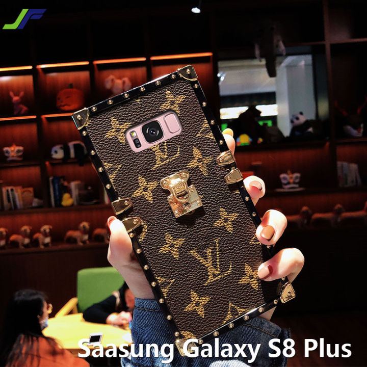 Luxury Fashion Square Leather Phone Case for Samsung Galaxy 