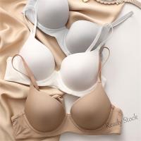 【Ready Stock】 ☑㍿❁ C15 Women Push Up Bra Wired Seamless Sexy Deep V Underwear Lingerie Female Bras