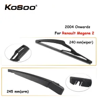 【Quick Delivery99】 KOSOO อัตโนมัติด้านหลังใบปัดน้ำฝนรถสำหรับเรโนลต์ Megane 2240มิลลิเมตร2004เป็นต้นไปด้านหลังหน้าต่างใบปัดน้ำฝนกระจกหน้า ArmCar อุปกรณ์เสริม