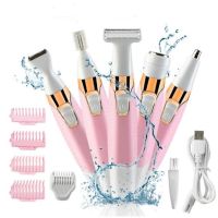 ZZOOI Washable Electric Lady Depilator Women Shaver Pubic Trimmer Bikini Haircut Face Hair Removal Body Clipper Wet Dry Grooming Razor