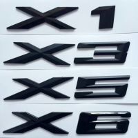 High Quality BlackSilver Rear Trunk Emblem For BMW X1 X3 X5 X6 Car Sticker Z2AAD056