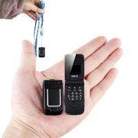 ✣☾♗ Mini J9 Flip cell Phone 0.66 quot; Smallest Mobile Phone Wireless Bluetooth Dialer FM Magic Voice russian language