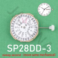 hot【DT】 sp28 movement Chinese sunon sp28dd-3 sweep second with date move same machinery replace 2105