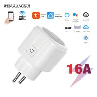 10/16A Wifi Smart Plug Socket Outlet EU Tuya Power Monitor Timing Function Smart Life APP Remote Control Smart Home Sockets