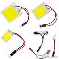 【hot】✐♈  T10 W5W BA9S C5W C10W Festoon(31mm 36mm 39mm 41mm) 3 Adapters 48 COB Reading Panel Lights Bulbs Car Interior Lamp