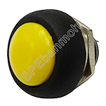 [ 3ชิ้น ] PBS-33B สวิทช์กดติด-ปล่อยดับ (Pushbutton switch) ∅12mm 1A 250VAC สีน้ำเหลือง (Yellow)