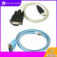 RJ45สายเคเบิลเครือข่าย Serial Cable 2-In-1 CAT5อะแดปเตอร์อีเทอร์เน็ตสายเคเบิลคอนโซล LAN