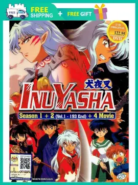 DVD Anime Inuyasha TV Series Season 1+2 +4 Movie + Hanyo No Yashahime  Season 1+2