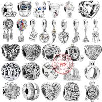 Authentic 925 Silver Boy Girl Balloon Dreamcatcher Crown Family Beads Fit Original Pandora Charms Bracelet Women Fashion Jewelry