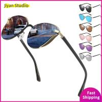 JIYAN2866 กรอบใหญ่ๆ แว่นกันแดดโอเวอร์ไซส์ การป้องกัน UV400 ขี่จักรยาน/ขับรถ แว่นตากันแดด CATEYE ทันสมัยและทันสมัย โพลาไรซ์ สีดำเฉดสี สำหรับผู้หญิงและผู้ชาย